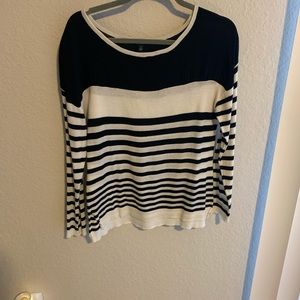 Almost sheer striped sweater